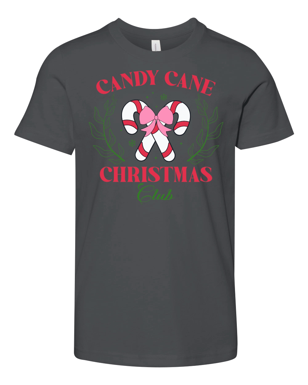 Christmas vintage candy club Youth Unisex Jersey Tee
