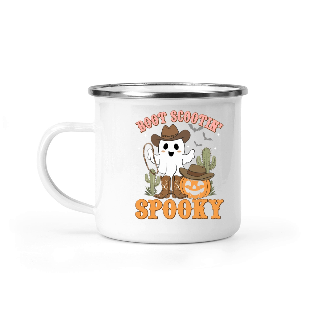 boot scootin spooky Camping Mug