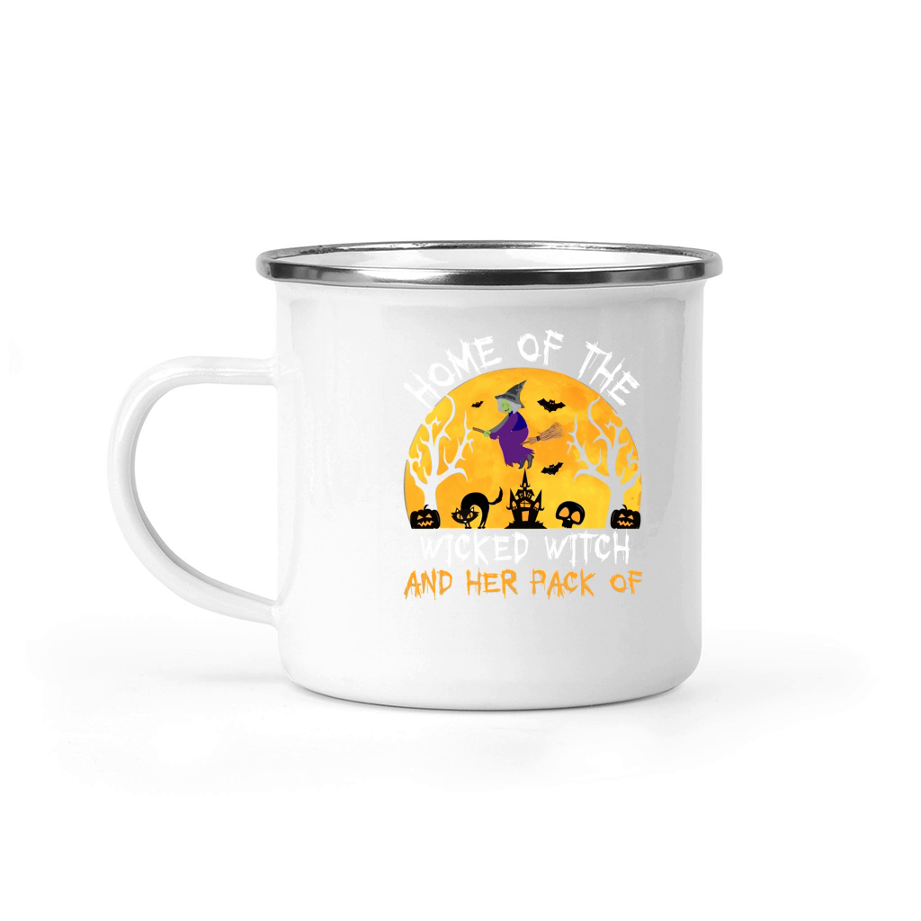 home of the wicked witch and her pack of Camping Mug