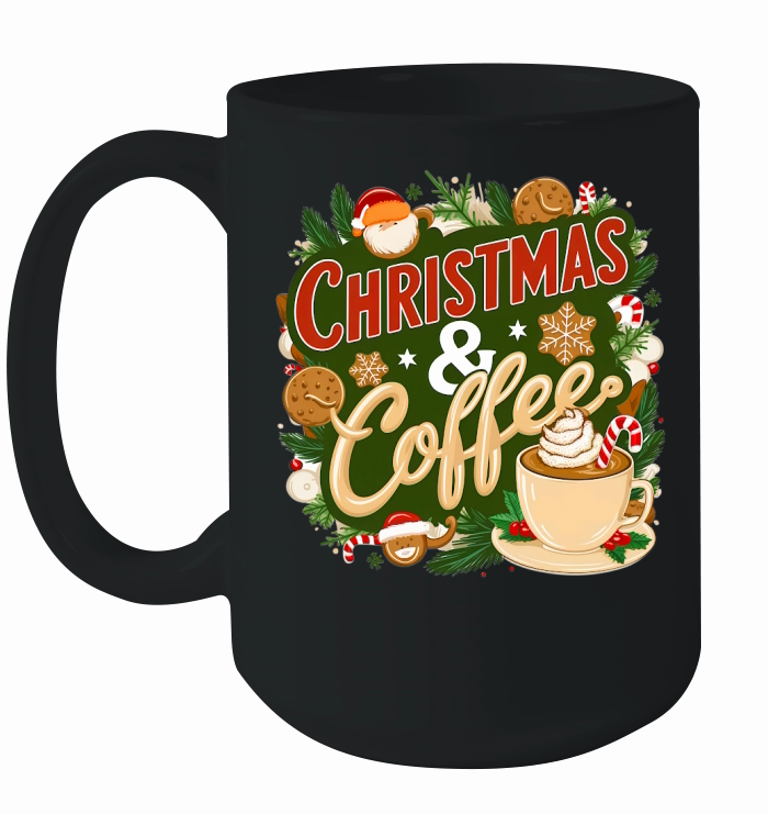Christmas & coffee (2) Ceramic Mug