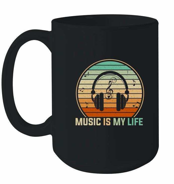 Music is my life Ceramic Mug