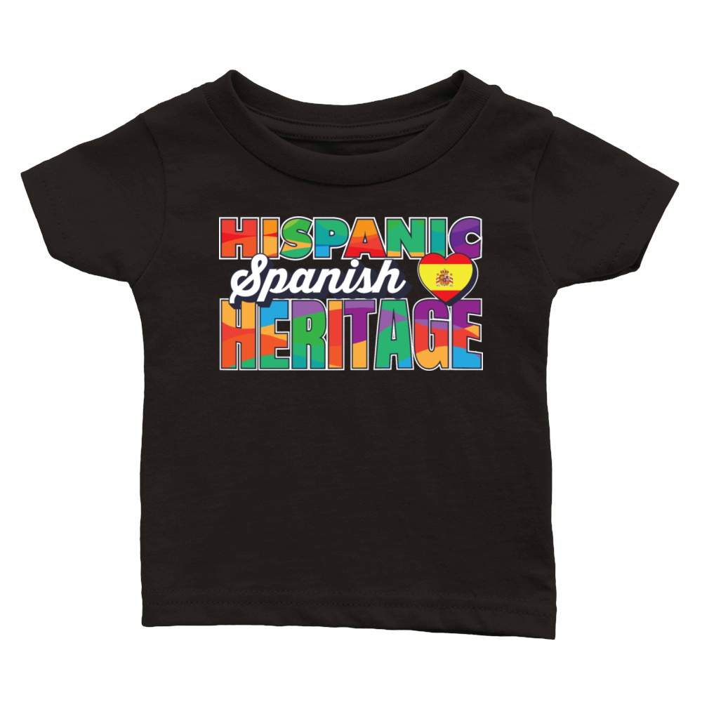 Hispanic Spanish Heritage Spain Classic Baby Crewneck T-shirt
