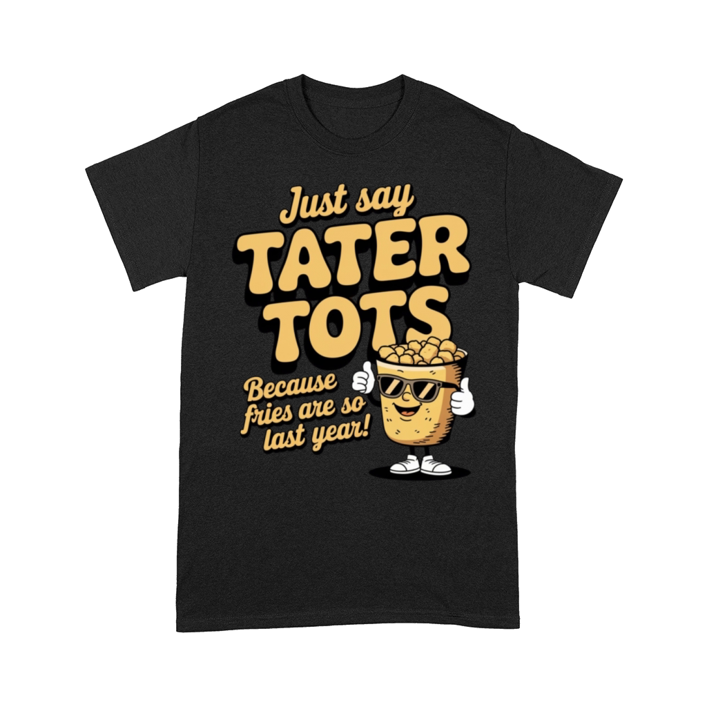 Vintage Tater Tots Retro Snack Lover Fun Design Comfort T-shirt