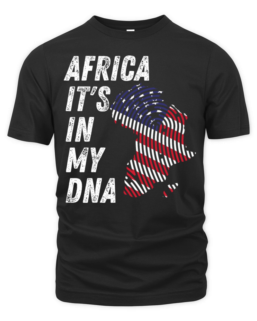 Africa It s In My DNA African Heritage Black Pride Organic Unisex T-shirt