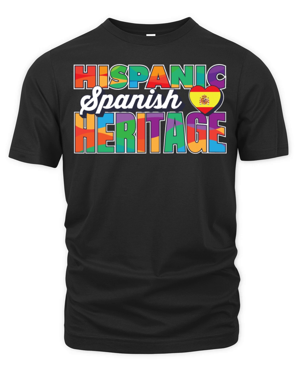 Hispanic Spanish Heritage Spain Organic Unisex T-shirt