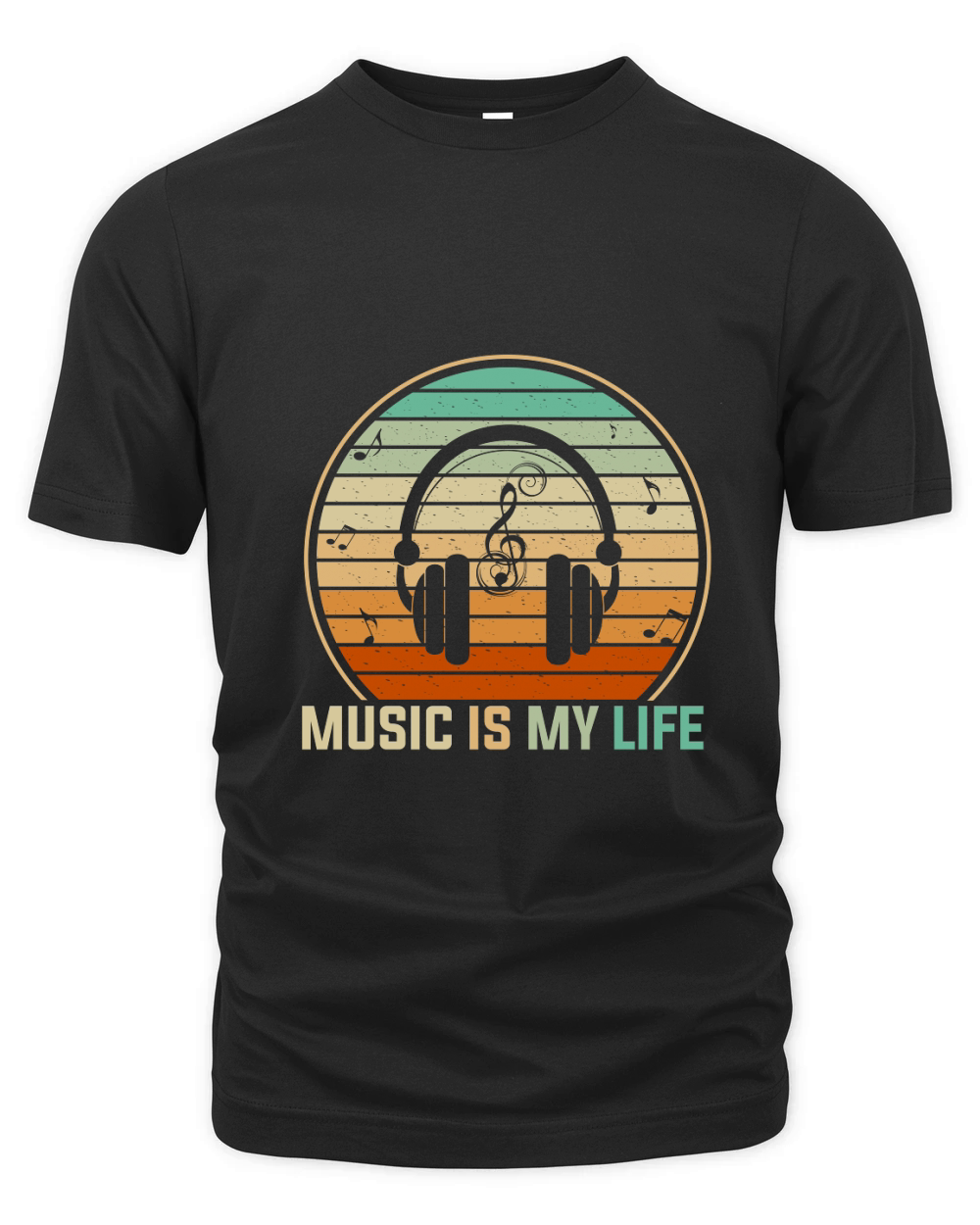 Music is my life Organic Unisex T-shirt