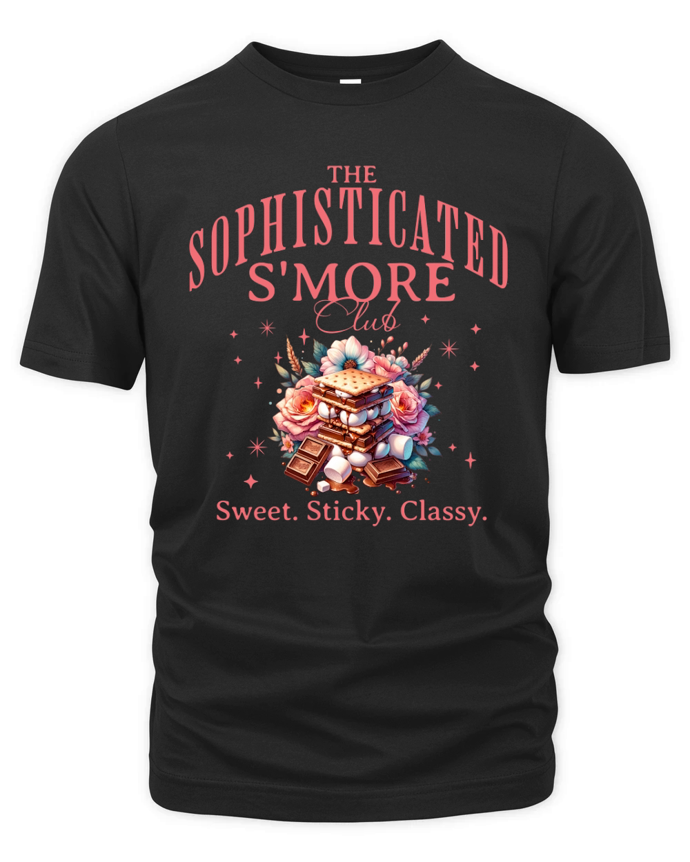 The sophisticated Smore club Sweet Sticky Classy Organic Unisex T-shirt