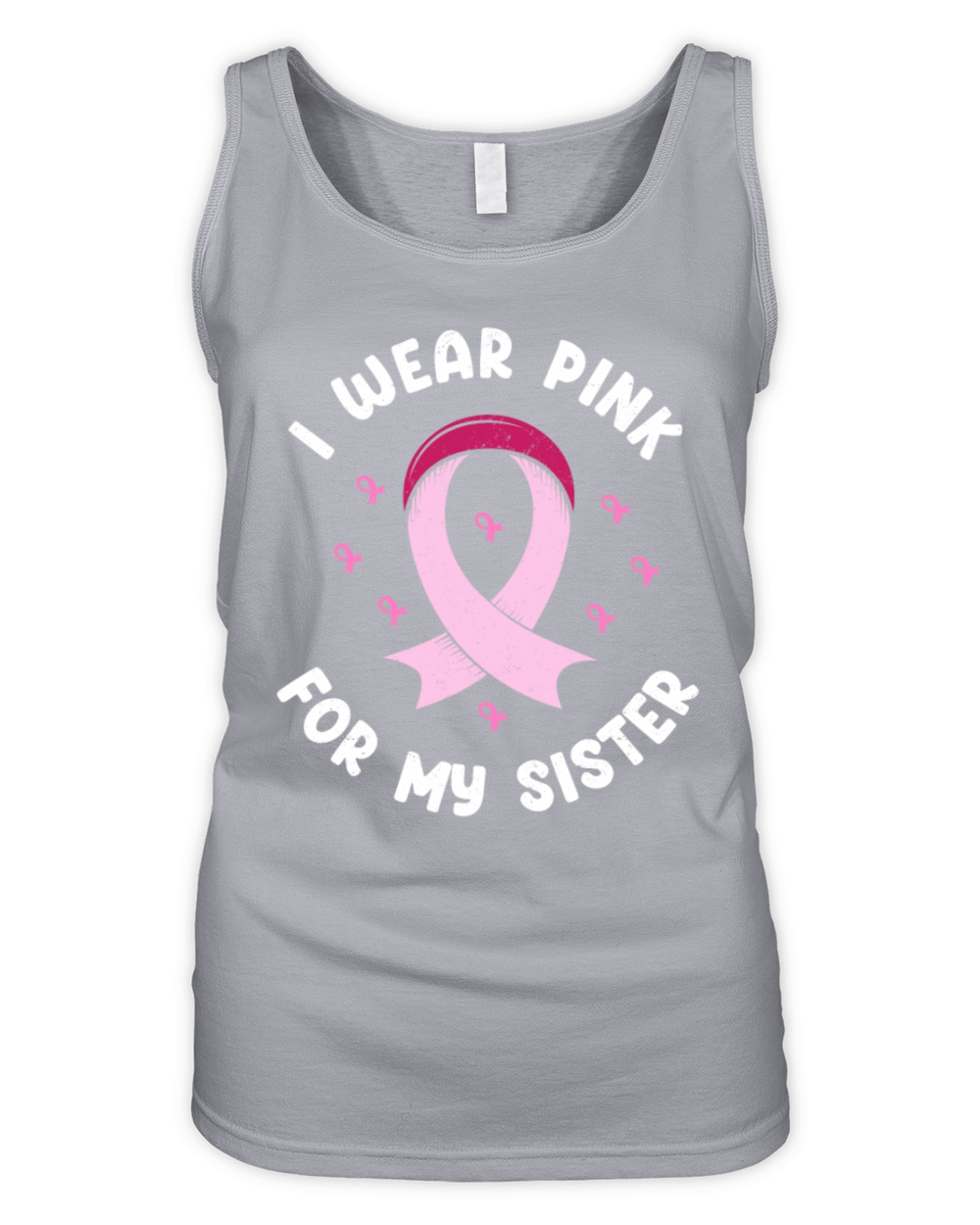 I Wear Pink For My Sister Breast Cancer Organic Women's Tank Top