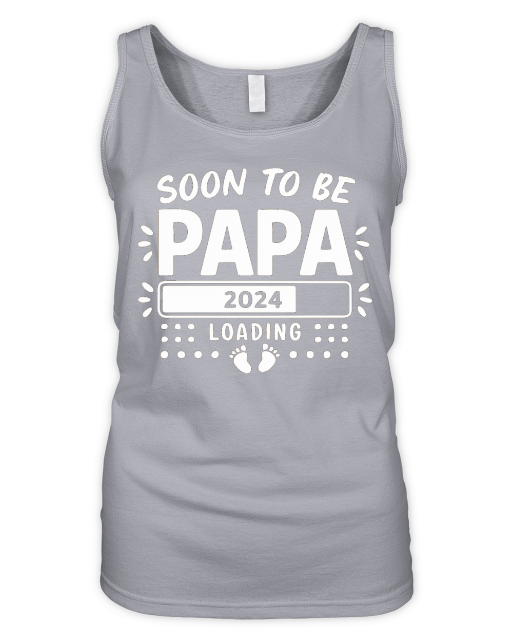 Soon to be papa 2024 loading Organic Women's Tank Top