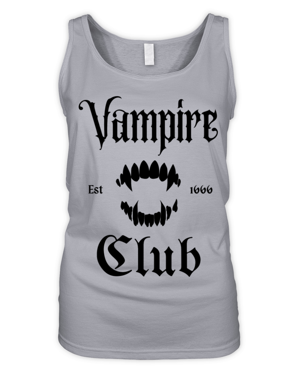 Vampire Club Est 1666 Halloween Fall Season Organic Women's Tank Top