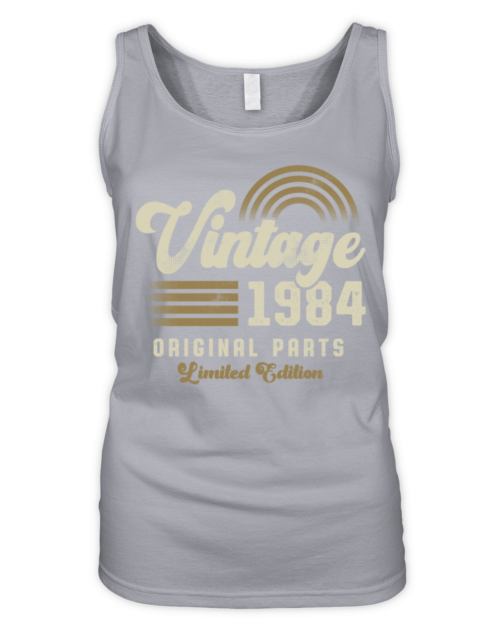 Vintage 1984 Birthday Retro Organic Women's Tank Top