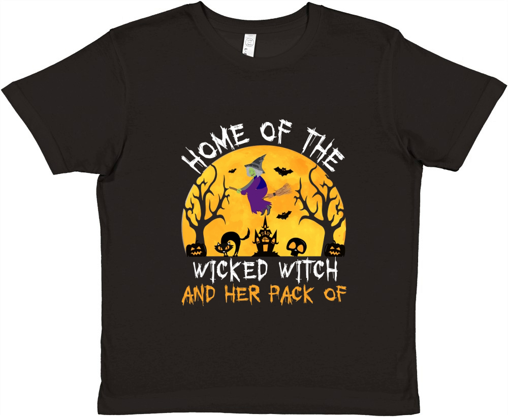 home of the wicked witch and her pack of Premium Kids Crewneck T-shirt