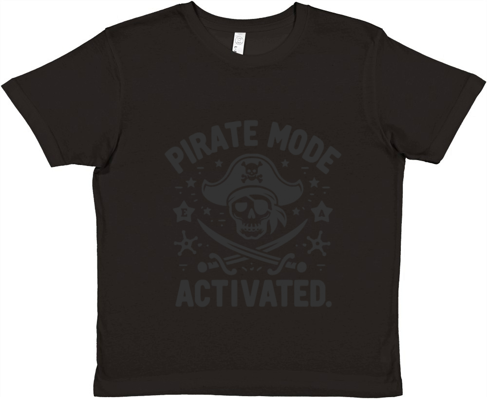 Pirate Mode Activated Premium Kids Crewneck T-shirt