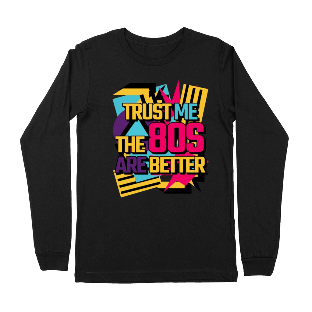 1980 Vintage 80s Music Tape Disco Premium Long Sleeve