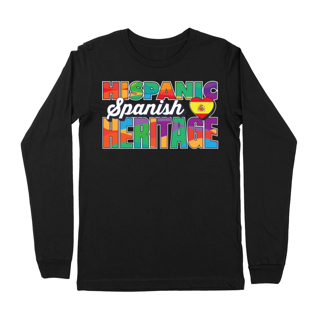Hispanic Spanish Heritage Spain Premium Long Sleeve