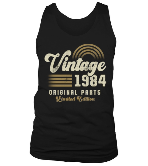 Vintage 1984 Birthday Retro Tank Top Unisex