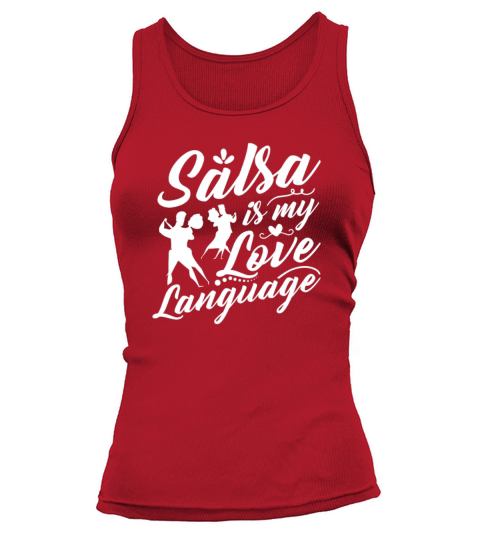 Salsa is my love Language Tank top Woman