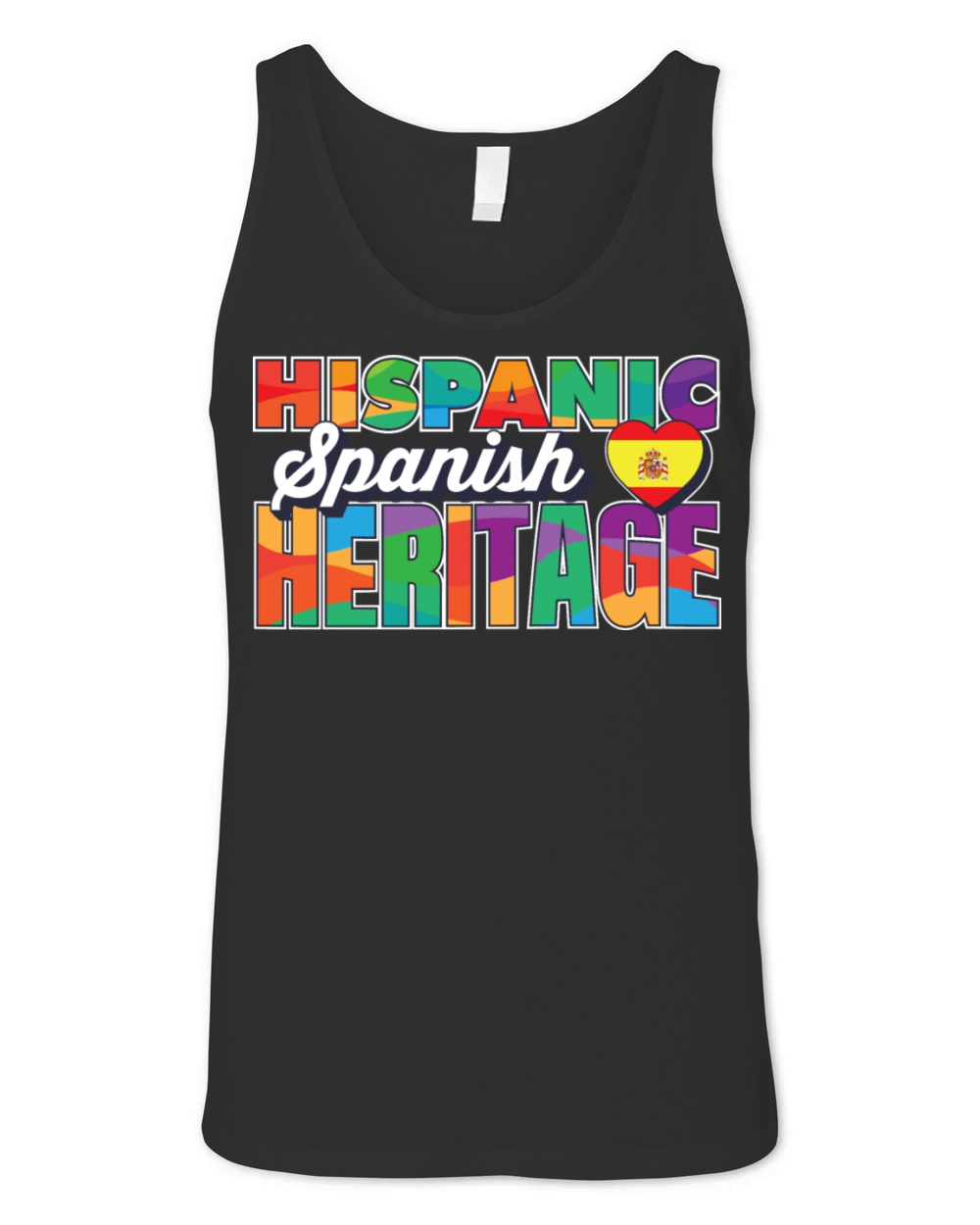 Hispanic Spanish Heritage Spain Unisex Jersey Tank