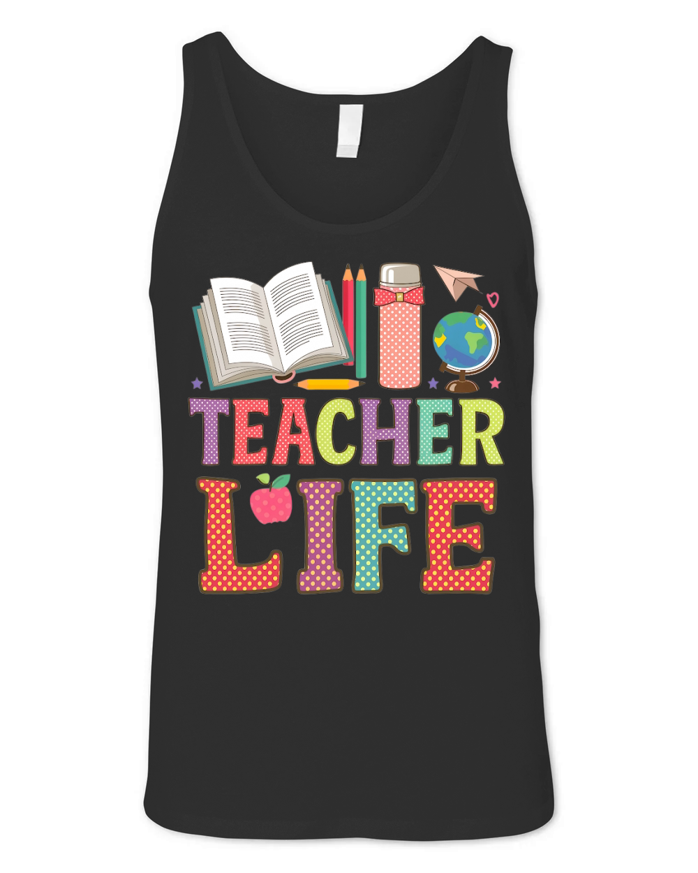 Teacher Life Back To School Unisex Jersey Tank