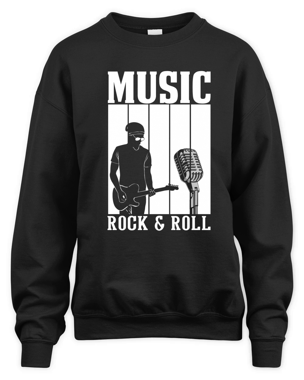 Music rock & roll (2) Unisex Premium Crewneck Sweatshirt