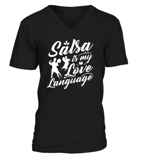 Salsa is my love Language V-Neck T-shirt