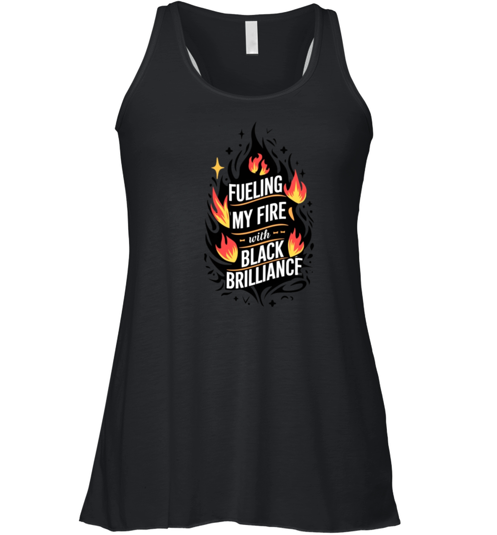 Fueling My Fire with Black Brilliance Women's Flowy Tank Top