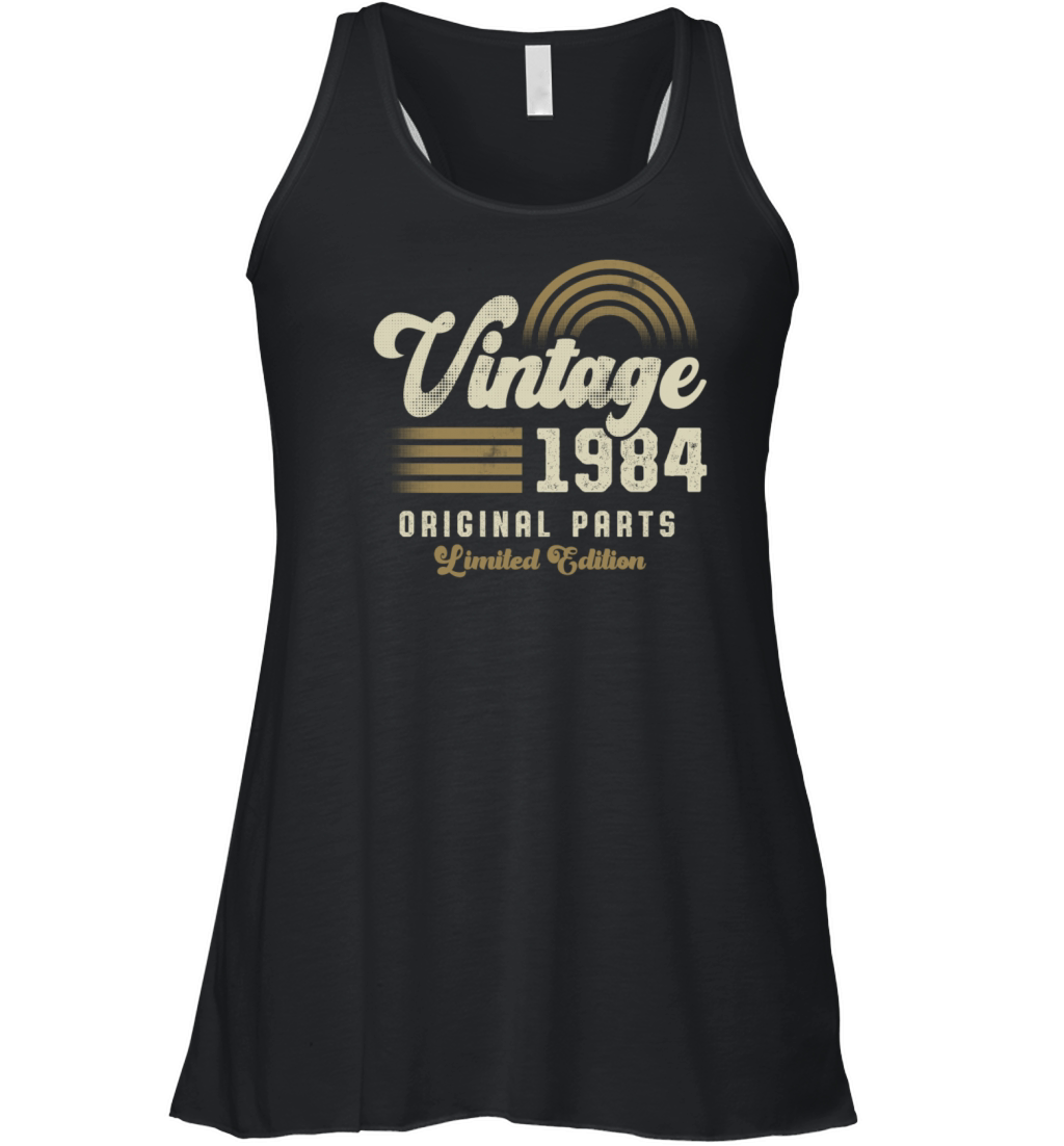 Vintage 1984 Birthday Retro Women's Flowy Tank Top
