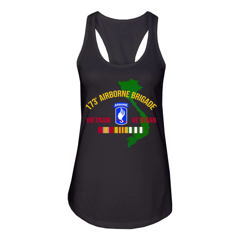 173rd airborne brigade Women's Racerback Tank