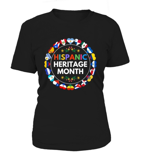 Hispanic heritage month all countries celebration Women's T-Shirt