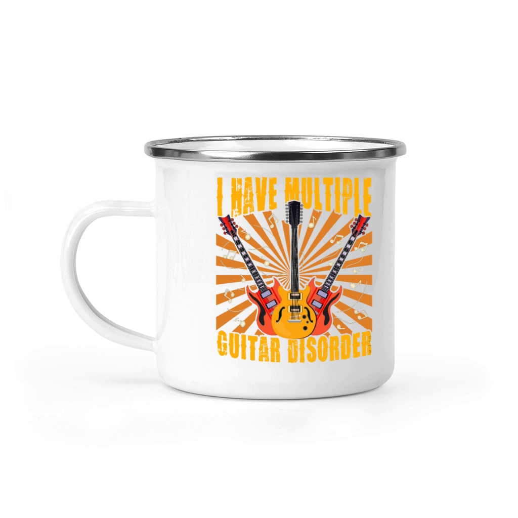 Multiple Bass Disorder Guitar Shirt For Men Camping Mug