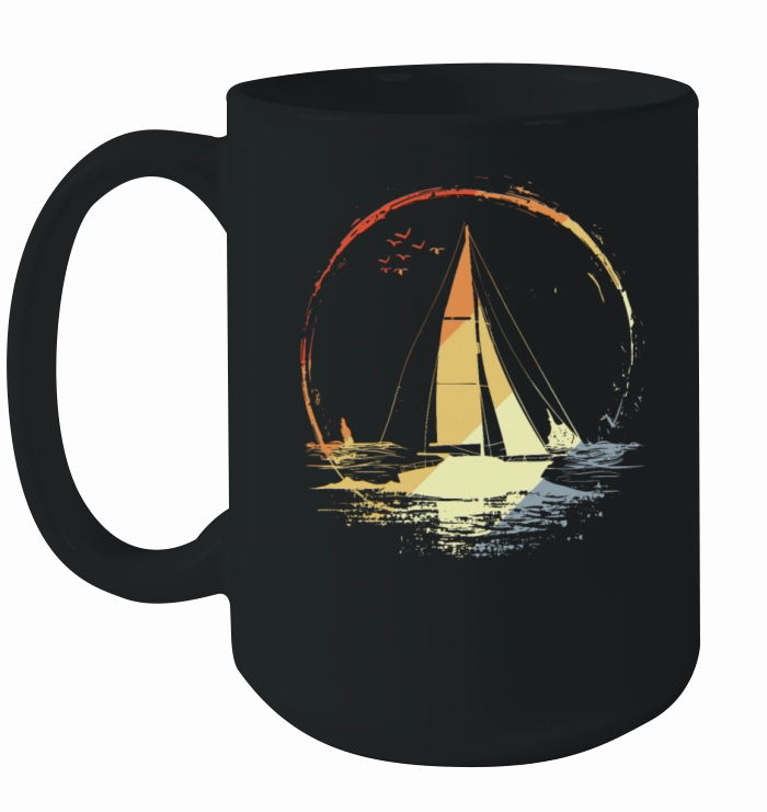 Vintage Sailing Ceramic Mug