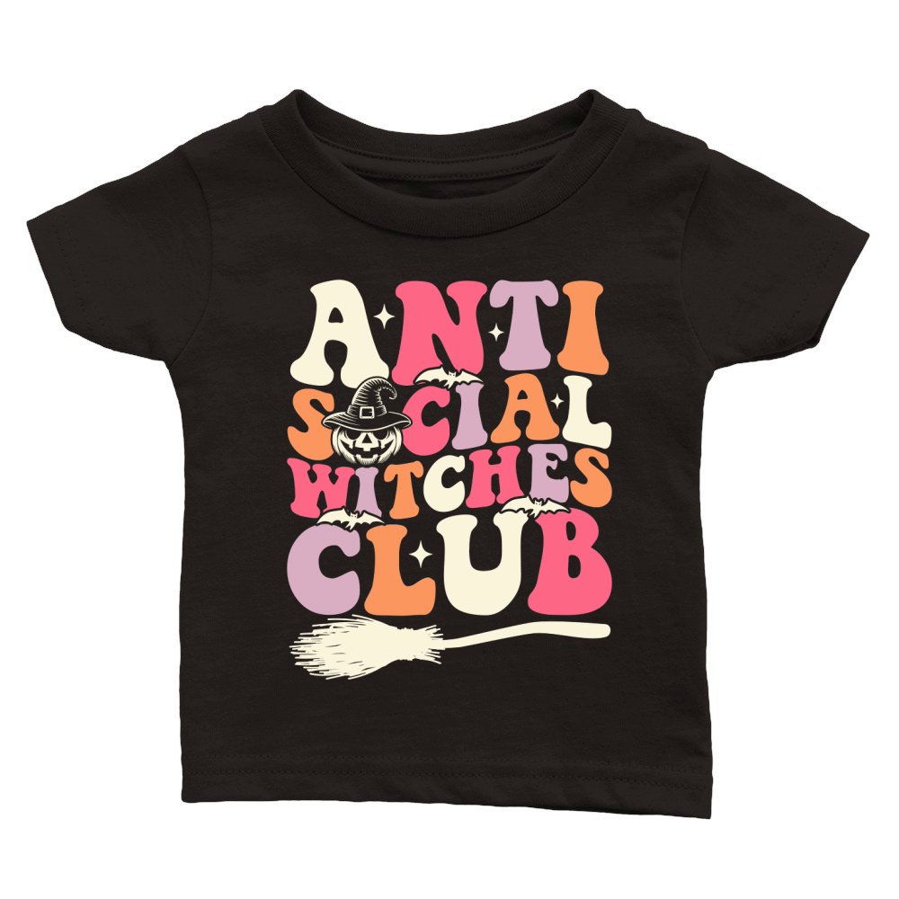 anti social witches club Classic Baby Crewneck T-shirt