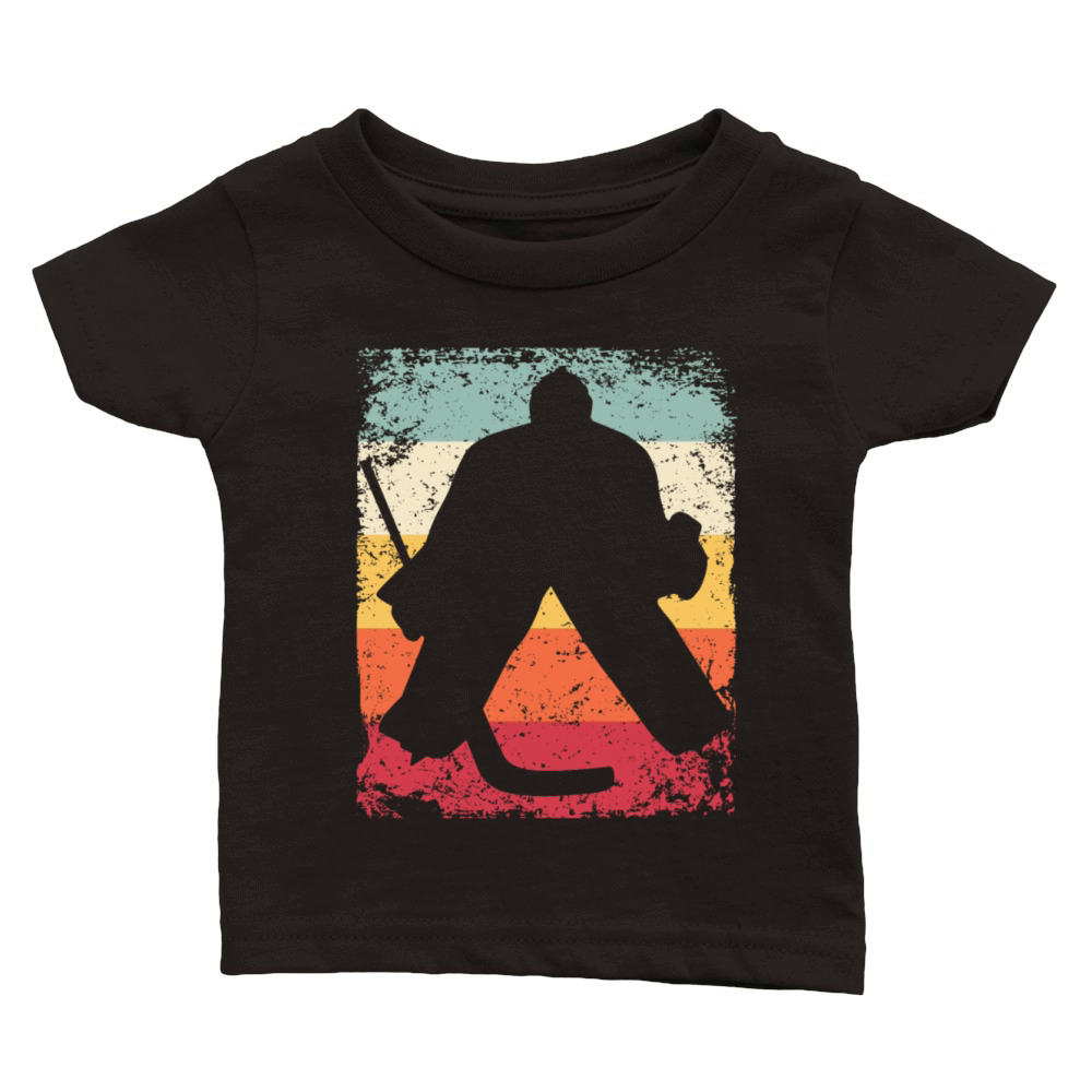 Ice Hockey Player Vintage Ice Hockey Classic Baby Crewneck T-shirt