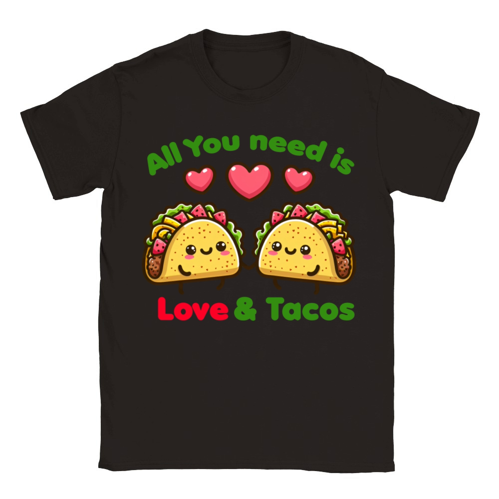 All You need is love and tacos Classic Kids Crewneck T-shirt