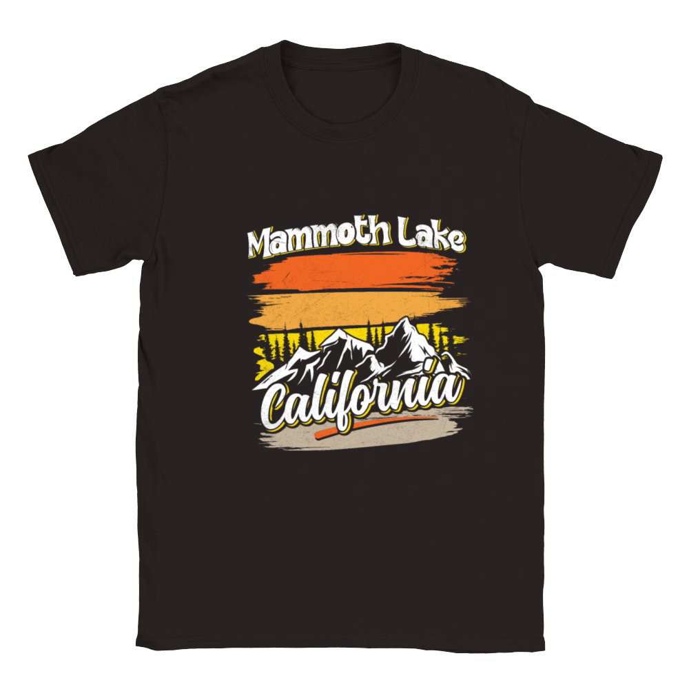 CALIFORNIA MAMMOTH LAKES Vintage California Fan Classic Kids Crewneck T-shirt