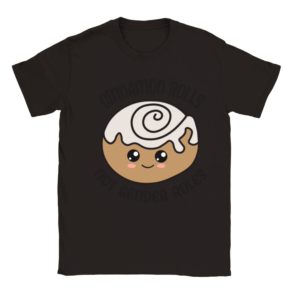 Cinnamon Rolls Not Gender Roles Classic Kids Crewneck T-shirt