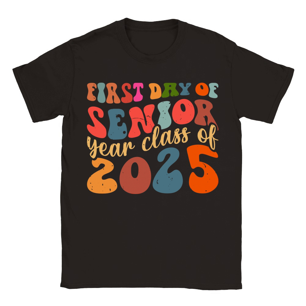 First Day of Senior Year class of 2025 Classic Kids Crewneck T-shirt