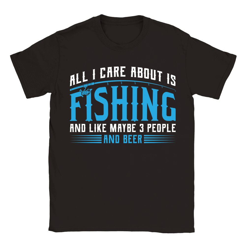 Fishing (3) Classic Kids Crewneck T-shirt