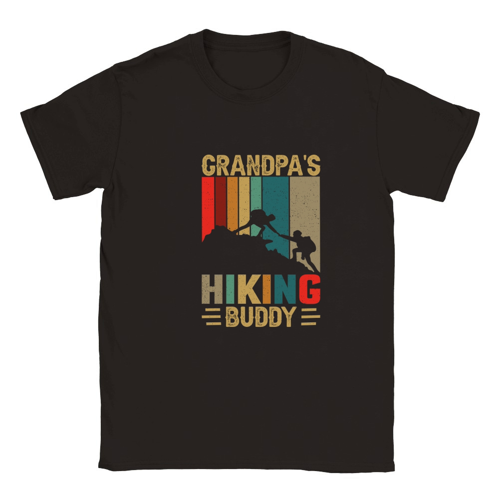 GRANDPAS HIKING BUDDY Classic Kids Crewneck T-shirt