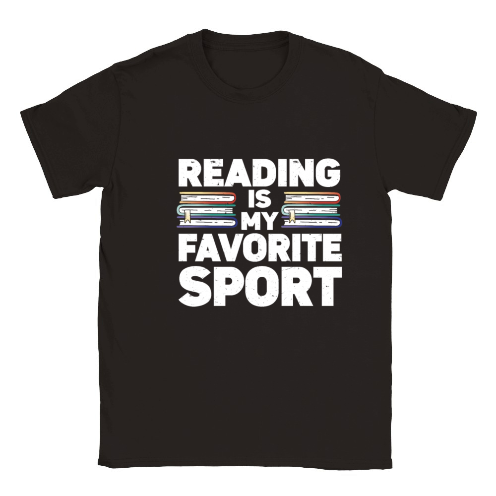 Reading Is My Favorite Sport Bookworm Classic Kids Crewneck T-shirt