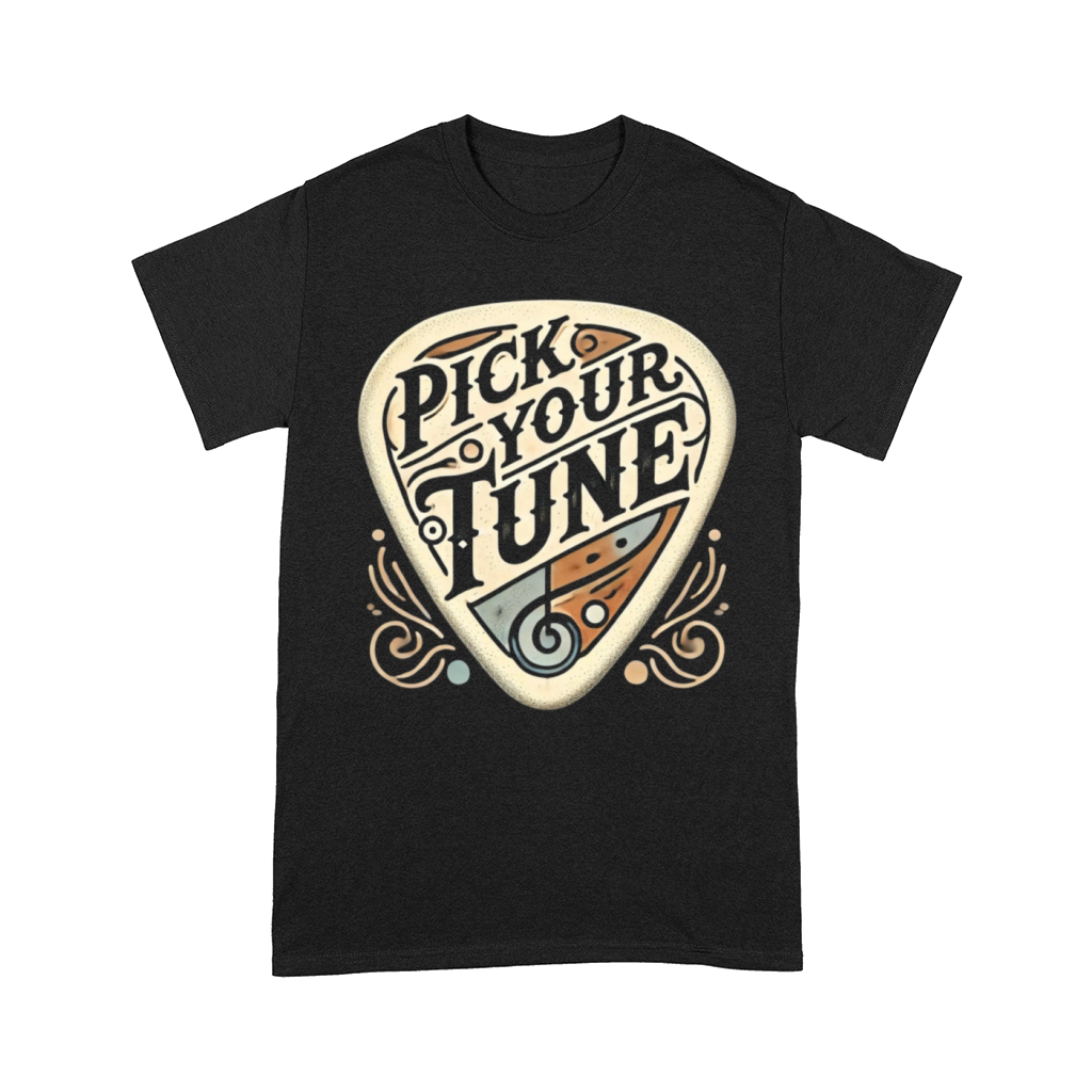 Pick Your Tune Vintage Guitar Pick - Vintage Music Comfort T-shirt