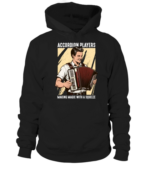 Accordion Players Making Magic Wind Instrument Hoodie Unisex