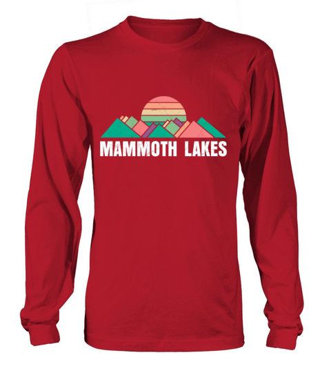 MAMMOTH LAKES Vintage CALIFORNIA Mammoth Lakes Long sleeved Unisex