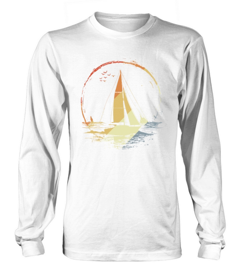 Vintage Sailing Long sleeved Unisex