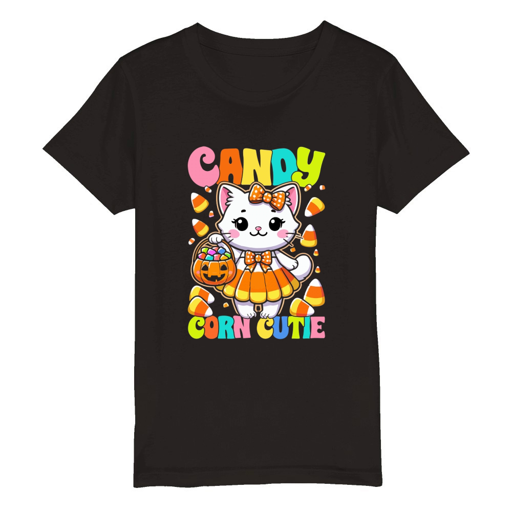 candy corn cutie Organic Kids Crewneck T-shirt