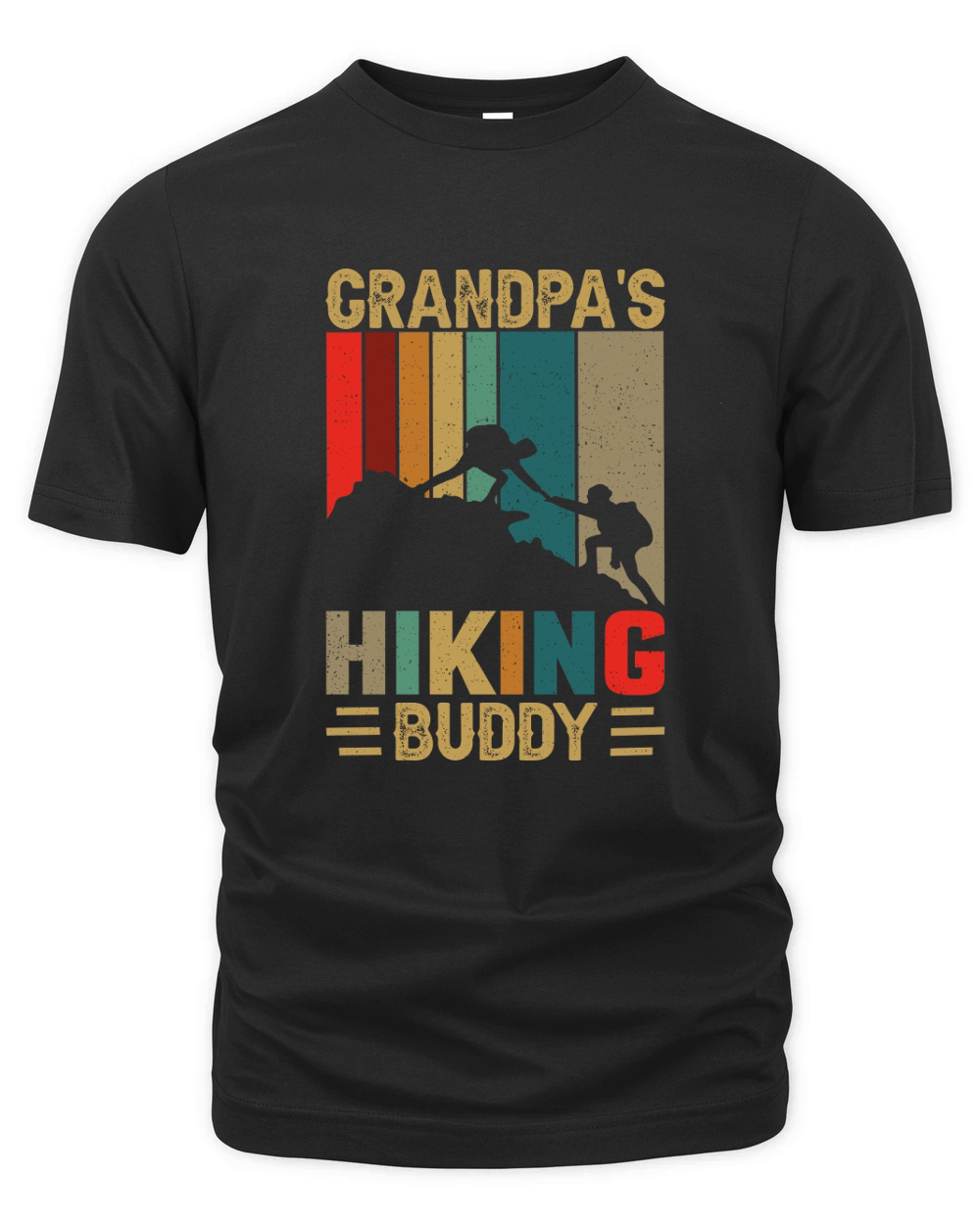 GRANDPAS HIKING BUDDY Organic Unisex T-shirt