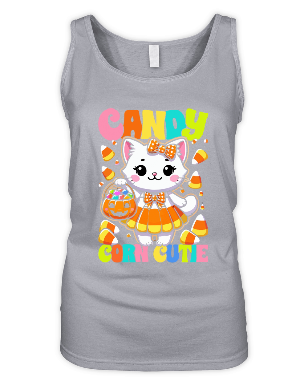 candy corn cutie Organic Women's Tank Top