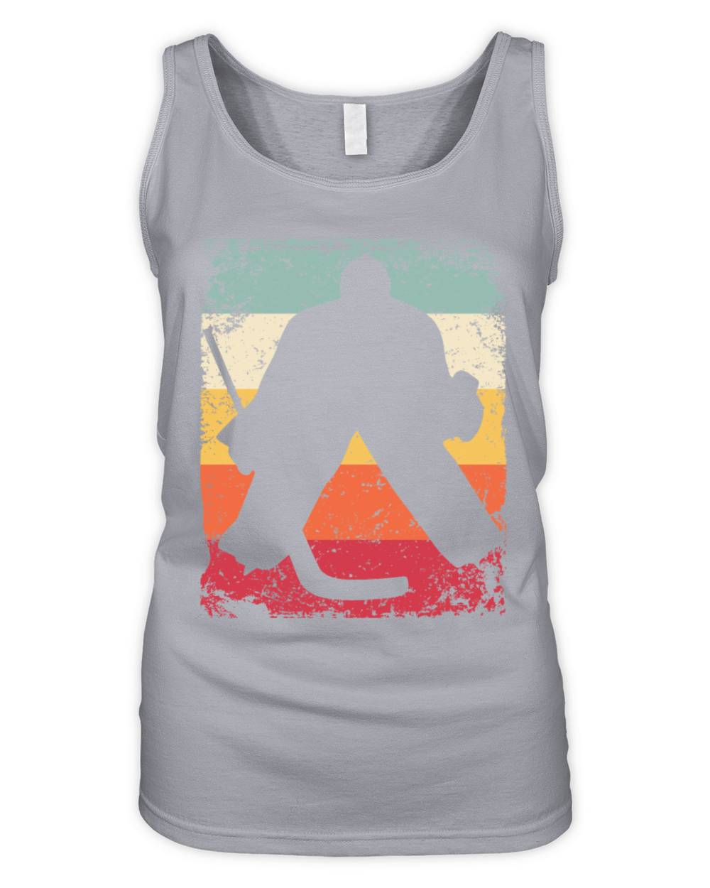 Ice Hockey Player Vintage Ice Hockey Organic Women's Tank Top