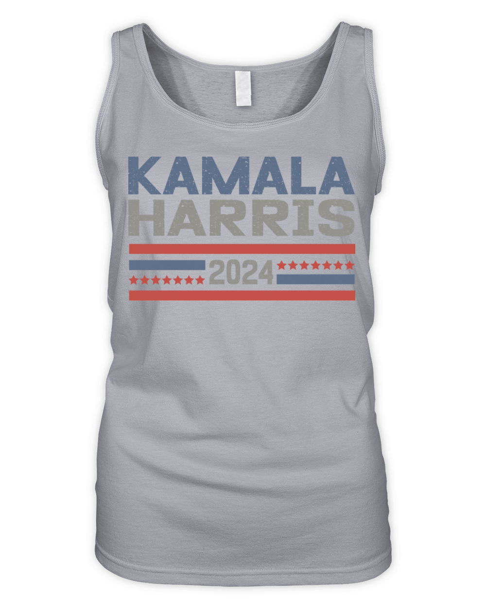 Kamala Harris 2024 Vintage Blue Red Black T-Shirt Organic Women's Tank Top