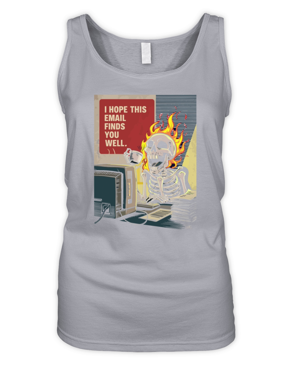 You Got Mail Classic - Retro Email Alert Organic Women's Tank Top